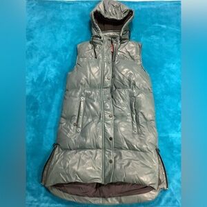 Bod & Christensen Serena Cypress Hooded Leather Puffer Vest